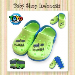 large sepatu sandal tayo hijau